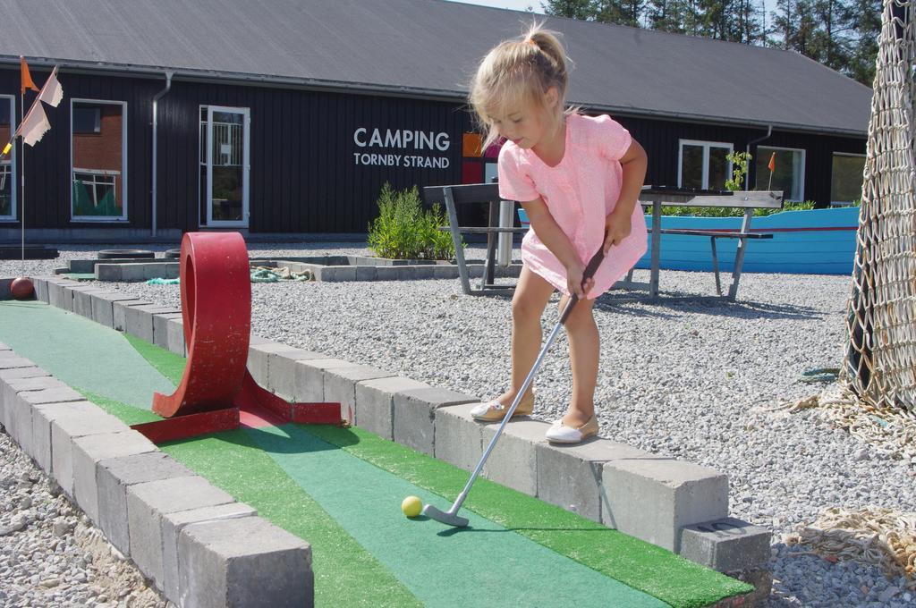 Tornby Strand Camping Cottages ヒアツハルス エクステリア 写真